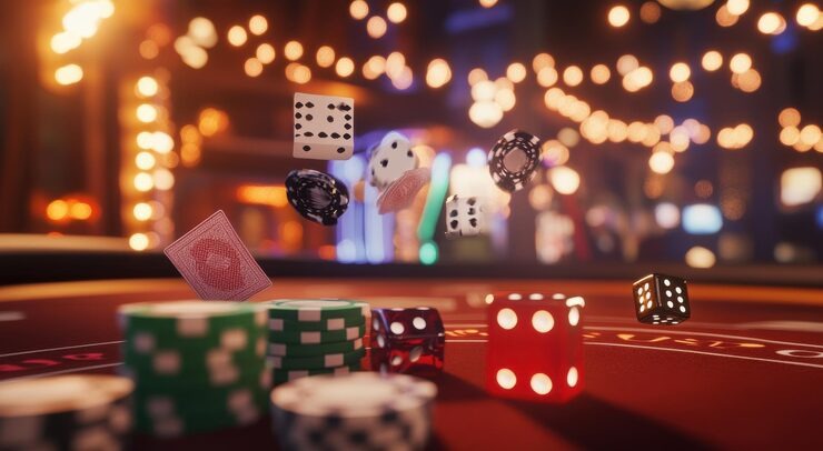 dkicasino platform dashboard showing sportsbook, live dealer, and slots sections on mobile